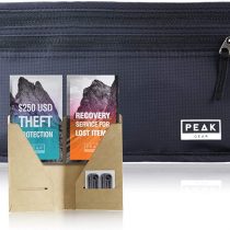 Thin Profile Money Belt w/Theft Insurance and Lost & Found Service - RFID Block Liner Built-in - Rated for Security, Quality and Ease of Travel (Black - REG)