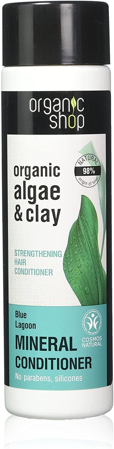 Organic Shop Anti Hair-Loss Strengthening Conditioner Algae and Lemongrass, 280 ml, standard, 280 ml (Pack of 1)
