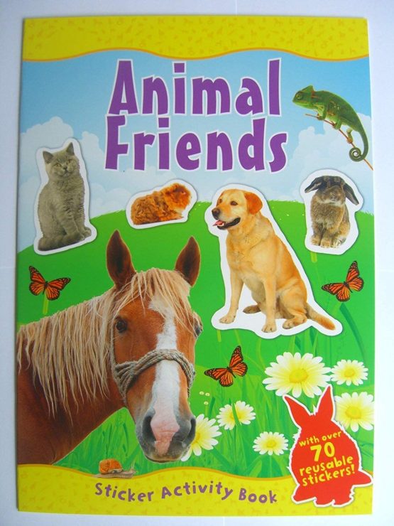 ANIMAL FRIENDS Sticker Activity Book (A4)