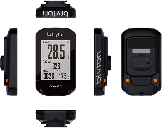 Bryton Unisex's Rider 420E GPS Cycle Computer, Black, 83.9x49.9x16.9 - Image 4