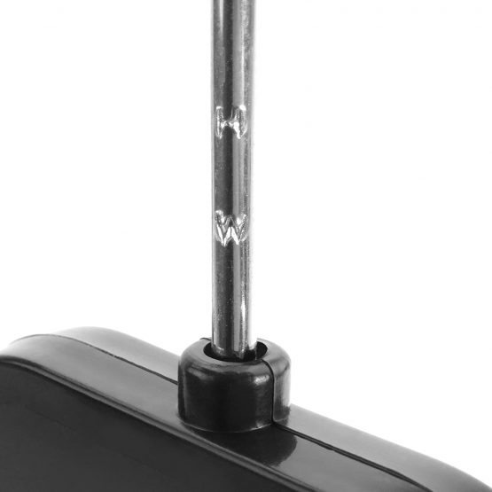 HANGERWORLD 10 Black 35cm Plastic Clothes Coat Garment Trouser Adjustable Clips Hangers. - Image 3
