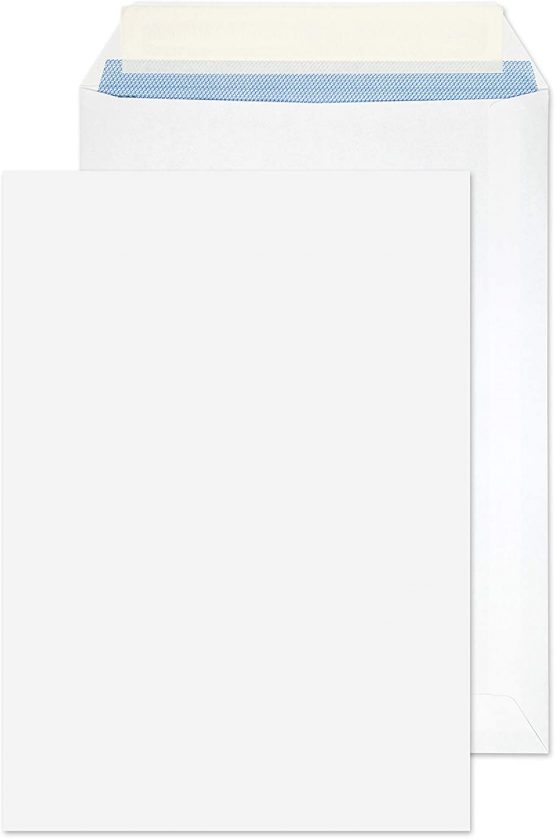 Blake Purely Everyday C5 229 x 162 mm 100 gsm Pocket Peel & Seal Envelopes (23893/50 PR) White - Pack of 50