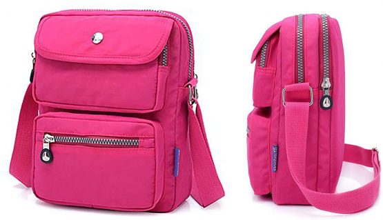 GFM® Womens Nylon Waterproof Cross Body Shoulder Bag (NCB-7) - Image 3