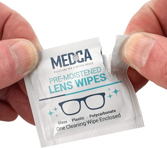 Premoistened Lens and Glass Cleaning Wipes - Portable Travel Cleaner for Glasses, Camera, Cell Phone, Smartphone, and Tablet - Disposable, Quick Drying, Streak Free - Individually Wrapped, Pack of 200 - Image 4