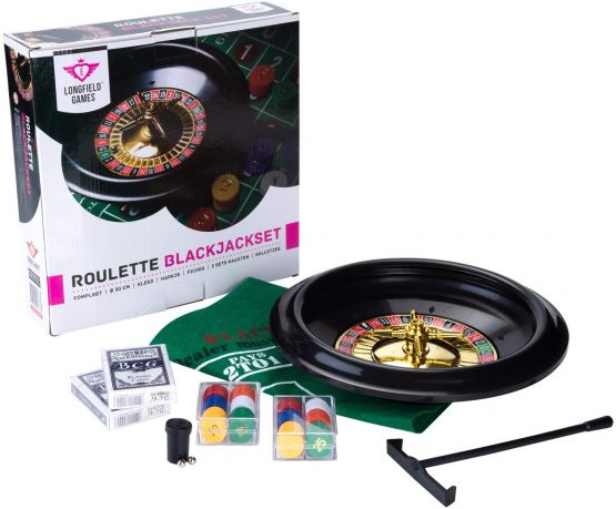 Engelhart Casino Game Set: 12 '' Roulette and Black Jack - Image 4