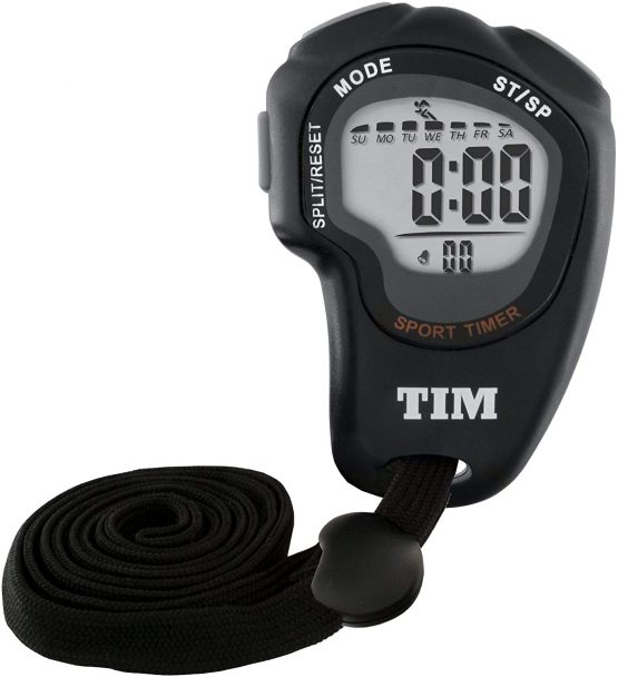 Acctim TIM902B Olympus Stopwatch, Plastic, 3x7.2x9.8 cm,Black