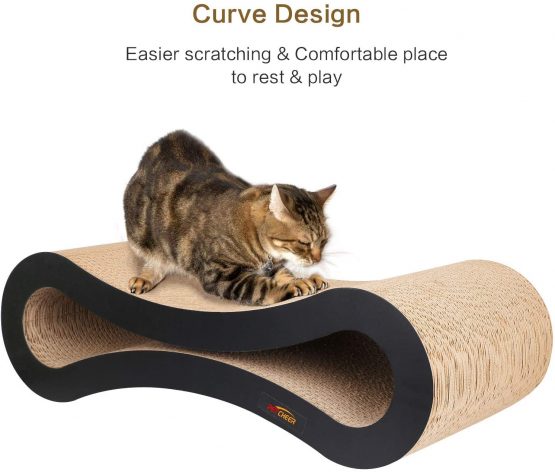 PetCheer Ultimate Cat Scratcher Lounge Bed,Superior Cardboard & Construction - Image 2