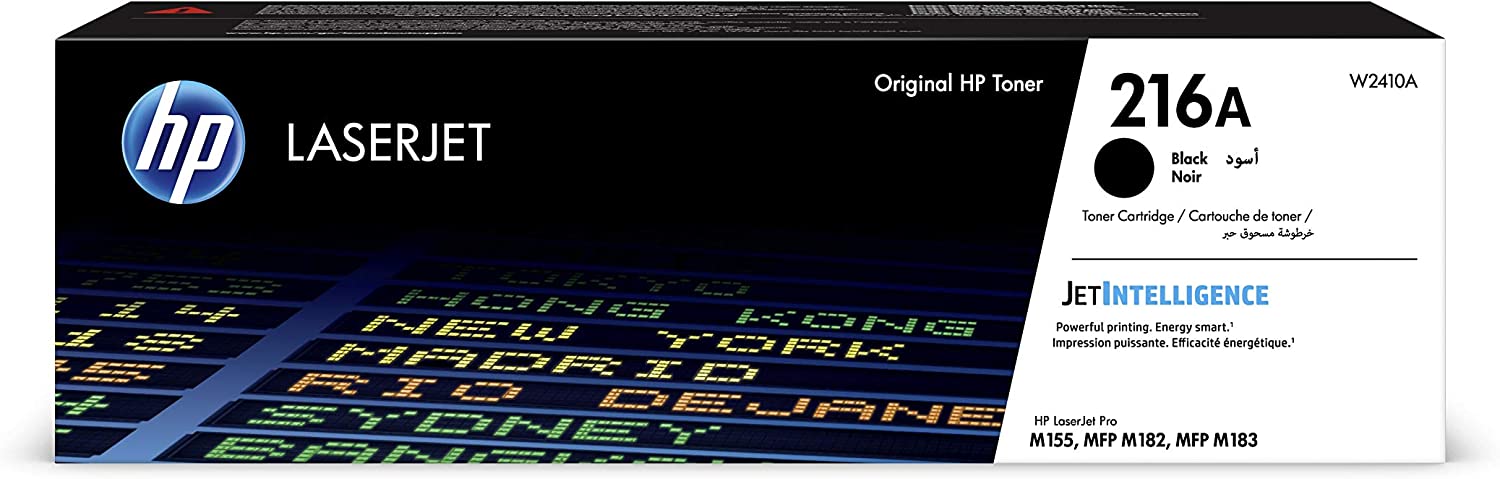 HP W2410A 216A Original LaserJet Toner Cartridge, Black, Single Pack, Standard