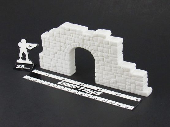 EnderToys Ruined Stone Walls Set B, Terrain Scenery for Tabletop 28mm Miniatures Wargame, 3D Printed and Paintable - Image 2