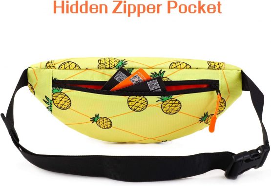 TINYAT Fanny Pack Waist Women Bum Bag Waterproof Sling Pocket Men Sport Running Hiking Walking Dog Travel Super Lightweight T201 (Camouflage/201) - Image 3