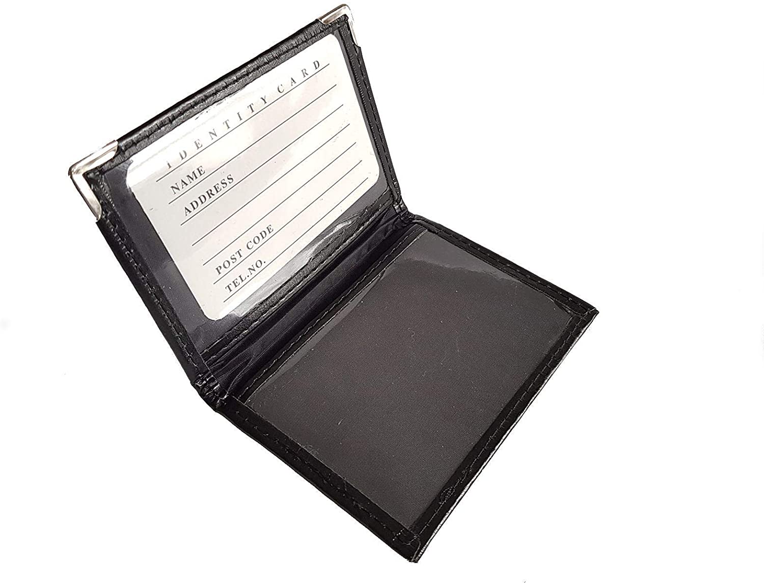 PU Leather Bus Pass Oyster Travel Card Bus Pass ID Holder Wallet Cover Case …, Black - Image 3