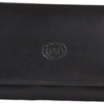 Ladies Soft Real Nappa Leather Long Flap-over Purse with Inner Flap pockets (Lilac/Dark Brown/Mid Brown/Navy/Turquoise/Black)