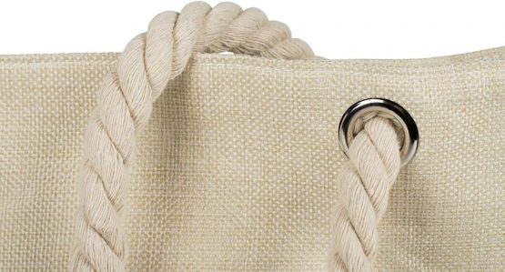 styleBREAKER Ladies XXL Large beach bag with metallic dot pattern and zipper, shoulder bag, shopper 02012342 - Image 4