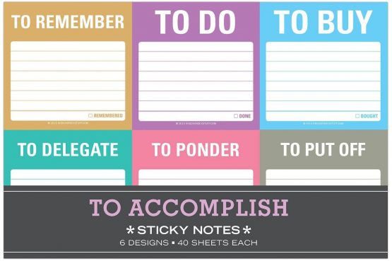 Knock Knock To Accomplish Sticky Note Packet - Image 2