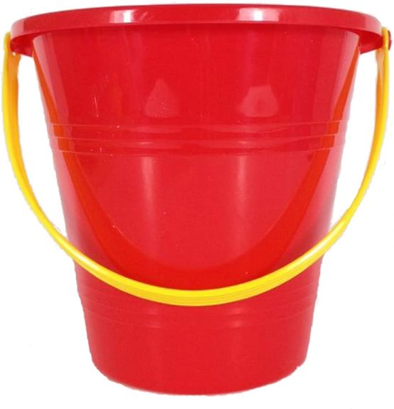 Set Of 10 Mixed Colour Small Beach Buckets - Image 4