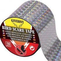 Premium Quality Bird Deterrent Reflective Scare Tape 164 ft Long – Pest Control Dual-sided Repellent Tape for Pigeons, Grackles, Woodpeckers, Geese, Herons, Blackbirds & More – Sturdy & Ultra Strong