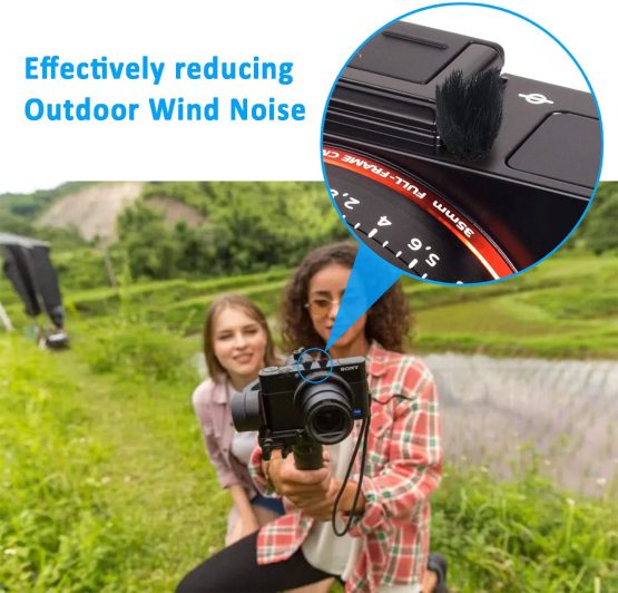 Camera Mic Windscreen, 10 PCS Fur Wind Muff Wind Cover for Sony RX1 RX10 RX100 Digital Compact Cameras Built-in Microphone Outdoor Wind Filter by YOUSHARES - Image 2