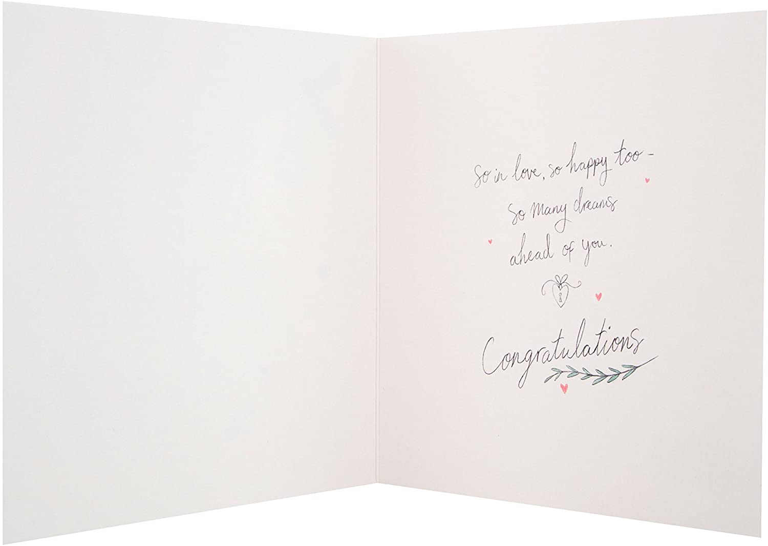 Hallmark 25489048 Wedding Card "The Newlyweds" - Medium - Image 2