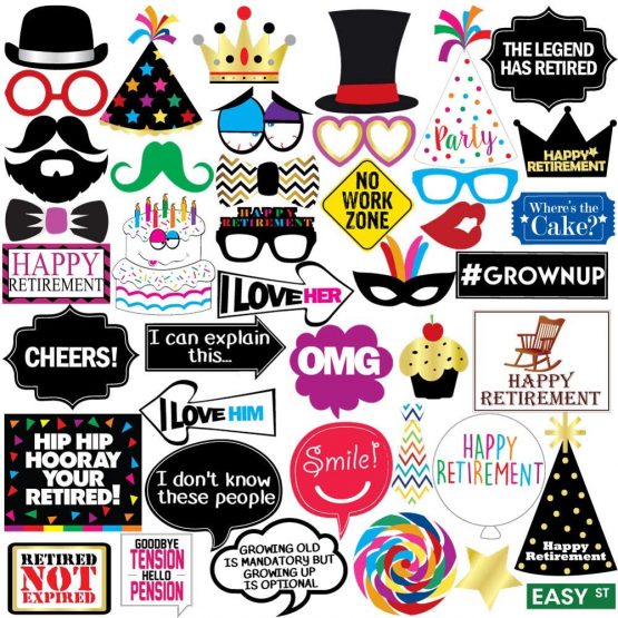 Retirement Photo Props - Retirement Party Supplies, Gifts and Decorations by Sterling James Company