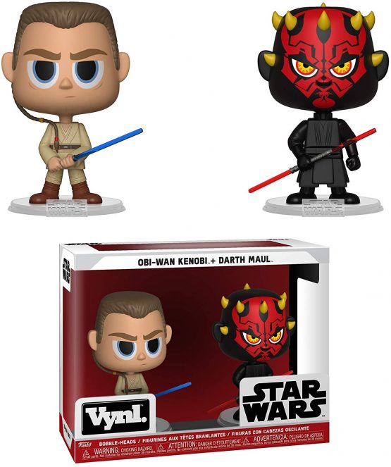 Funko 31621 VYNL 4" 2-Pack: Star Wars: Darth Maul & Obi Wan (The Phantom Menace), Multi - Image 2