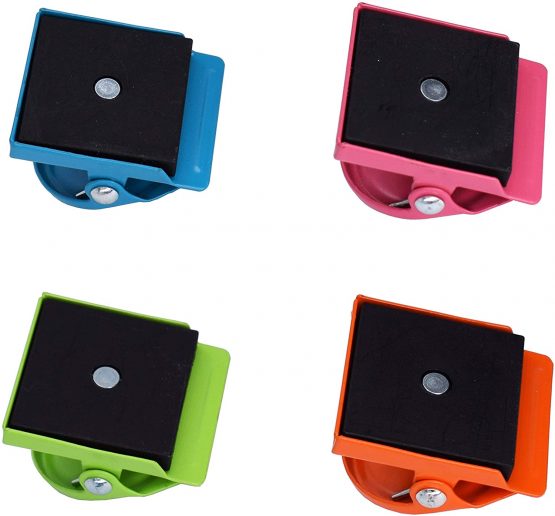 Magnetpro 16 Pieces Multi Colour Magnetic Metal Clips, Refrigerator Whiteboard Wall Magnetic Memo Note Clip - Image 3