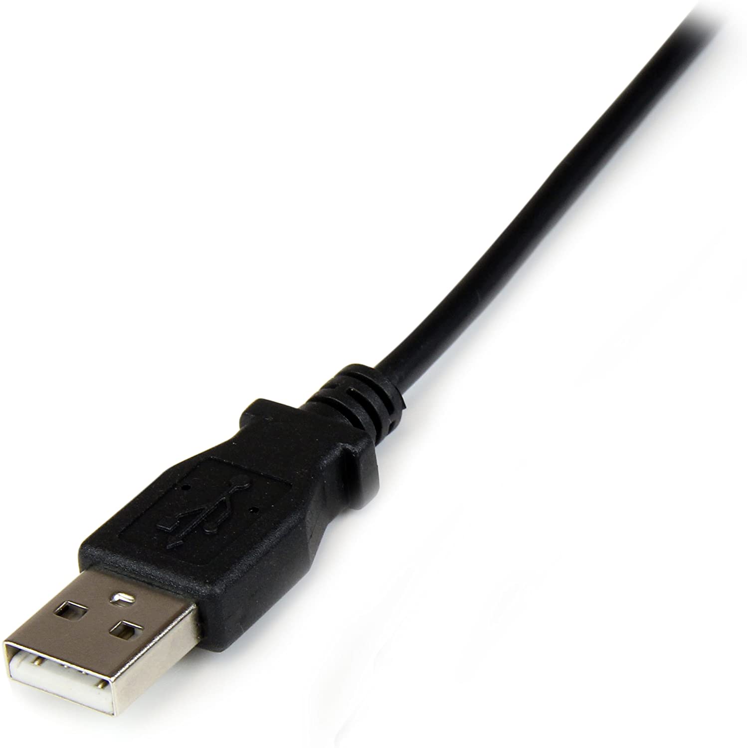 1m USB A - 5.5mm DC, Black, 3 ft/1 m - Image 2