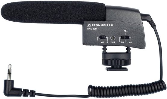 Sennheiser MKE 400 Shotgun Microphone - Black