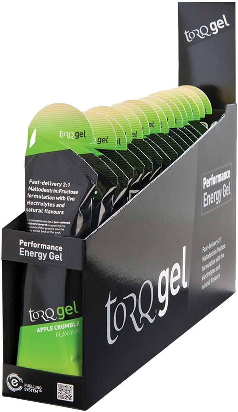 TORQ Running Gels with Electrolytes - 2:1 Maltodextrin: Fructose for Endurance Sports & Optimal Performance