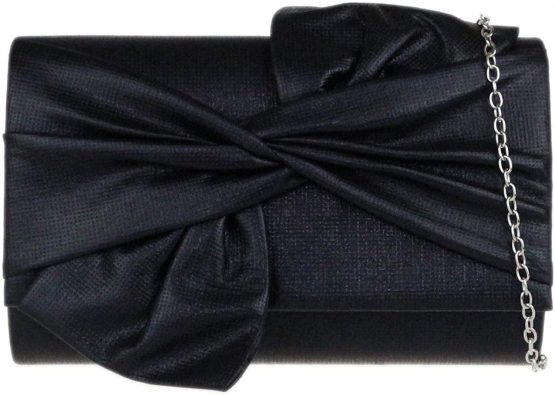 Girly HandBags Big Bow Clutch Bag