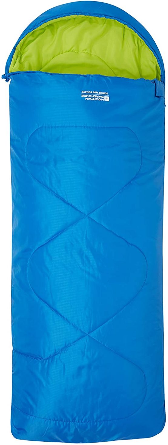Mountain Warehouse Summit Mini Square Sleeping Bag - 2/3 Season, Lightweight, Inner Pocket
