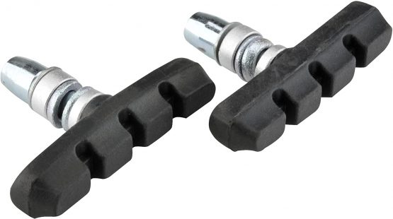 fischer Brake Shoes | Brake Pads | for V-Brake and Cantilever Brake | Suitable for Bicycles and E-Bikes | DIN EN 14766 | Pack of 2 - Image 2