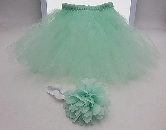 KIRALOVE Newborn Tulle Skirt - Hair Band - Suit - Suitable for Photos - Girl Skirt - Image 2