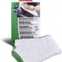 Sonax Microfibre Cloth for Upholstery and Leather (1 Piece) - the Perfect Cleaning Accessory for the Interior of Your Car. 40cm X 40cm, Washable up to 60°c | Item No. 04168000