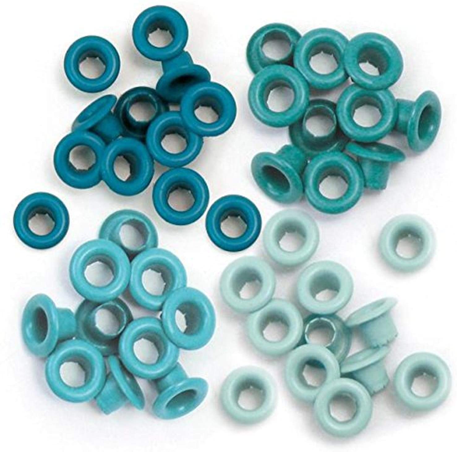 We R Memory Keepers Eyelets We R Memory Keepers Standard Eyelets for Scrapbooking Aluminum Aqua, 0.33 inches