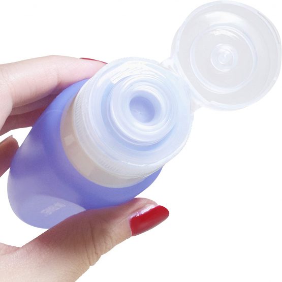 Silicone Travel Bottles for Travel Toiletries (4 Pcs) OW Travel. TSA Compliant Leakproof BPA Free Refillable Squeezable Travel Bottle for Liquids Creams Lotions Travel Shampoo Conditioner Travel Set - Image 4