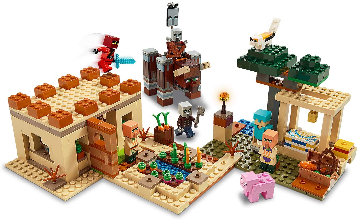 LEGO 21160 Minecraft The Illager Raid, Multicolor, Standard - Image 2