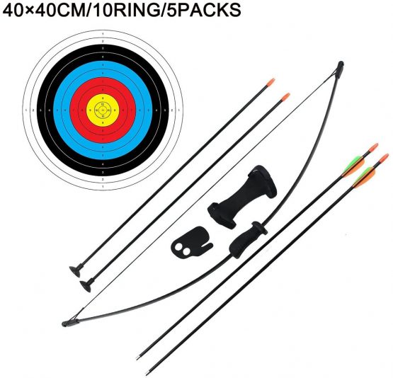 Outdoor Youth Recurve Bow and Arrow Set Children Junior Archery