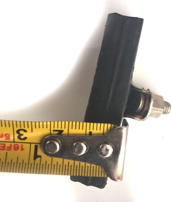 eRadius 4 x Rod Brake Blocks Pads Angle Sided Vintage Raleigh Rodster Bike Bicycle Silver - Image 3