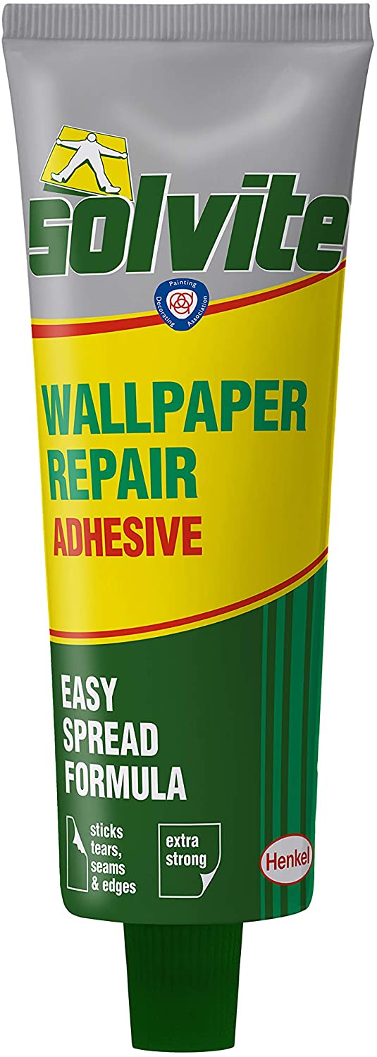 Solvite SLV1574678 Wallpaper Repair Adhesive Tube, Green/Yellow, Large - Image 3