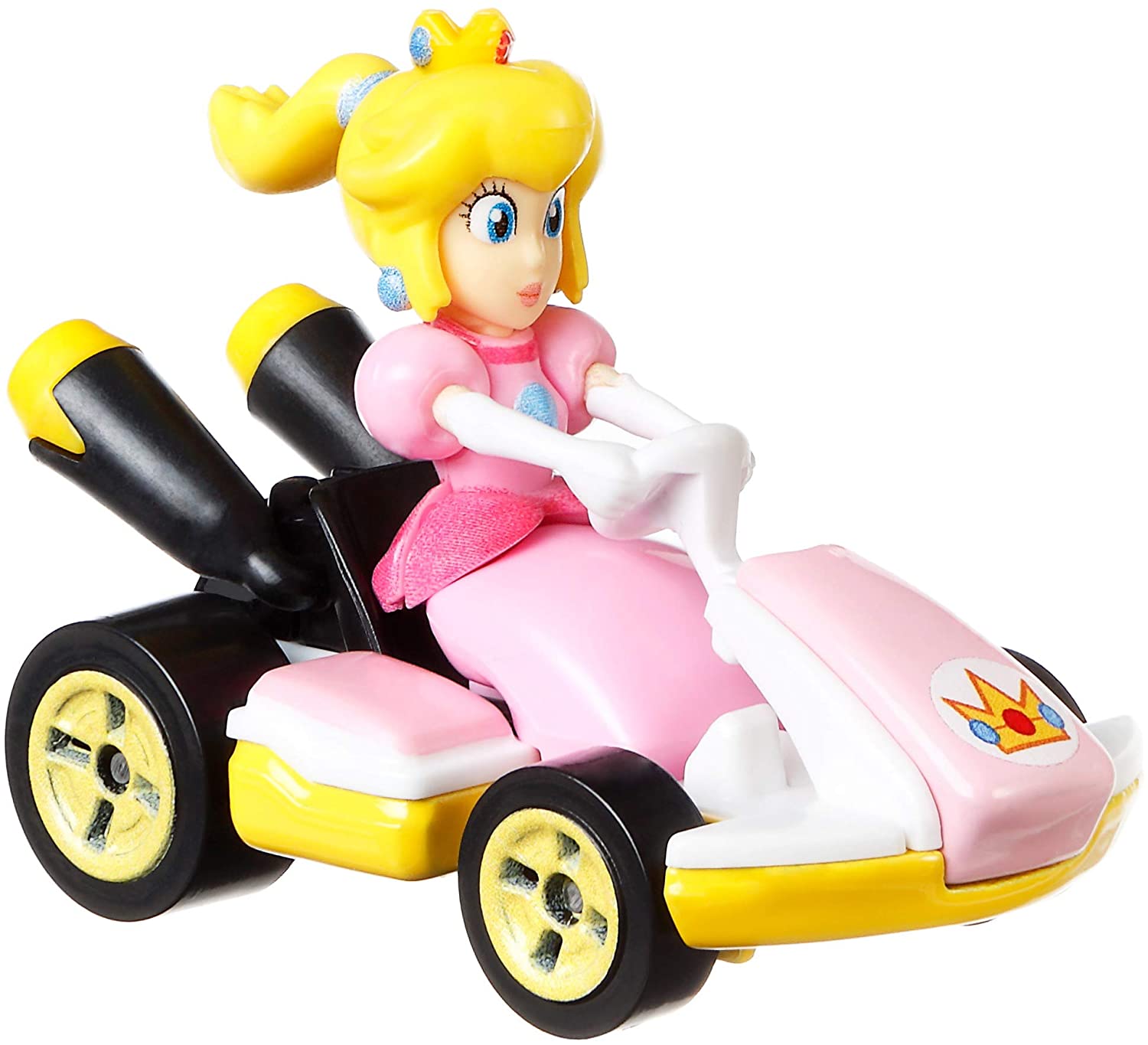 Hot Wheels Mario Kart Characters and Karts as Hot Wheels 1:64 Die-Cast Cars, GBG28, Pink, 3.2 cm x 6.4 cm x 4.5 cm - Image 3