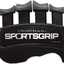 SPORTSGRIP Hand and Finger Exerciser (XTRA Hard - 9lbs / 4.0kg) - Best Ergonomic Finger Strengthener to Improve Grip for All Sport Athletes