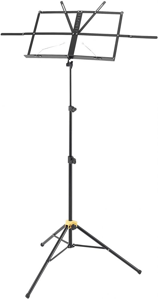 Hercules BS050B Music Stand with Folding Desk