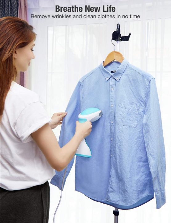 BEAUTURAL 1200W Clothes Steamer Handheld Portable Garment Steamer for Home and Travel, Vertically and Horizontally Steam, 30s Fast Heat-up, Auto-Off, 260ml High Capacity Water Tank - Image 4