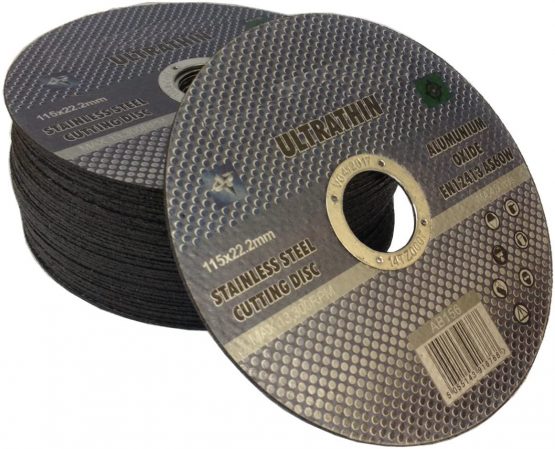 20 x Ultra thin 115 x 1mm stainless steel cuttings discs - metal cutting slitting discs
