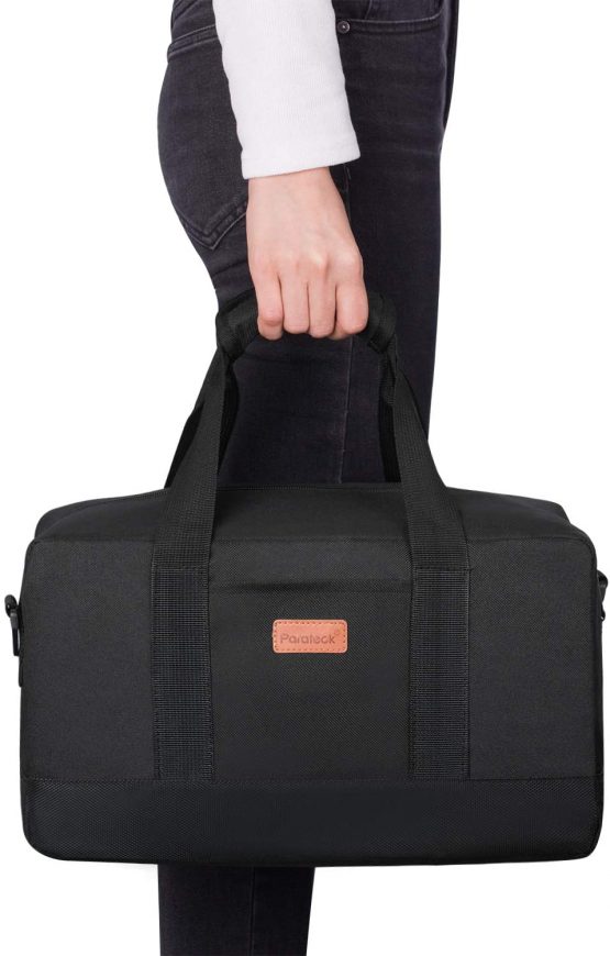 Ryanair Cabin Bag Travel Bags Weekend Overnight Bag Hand Luggage Holdall Second Flight Underseat Bags for Women Men 35x20x20cm Shoulder Strap Carry on Bag Foldable Duffel Sports Gym Black - Image 3