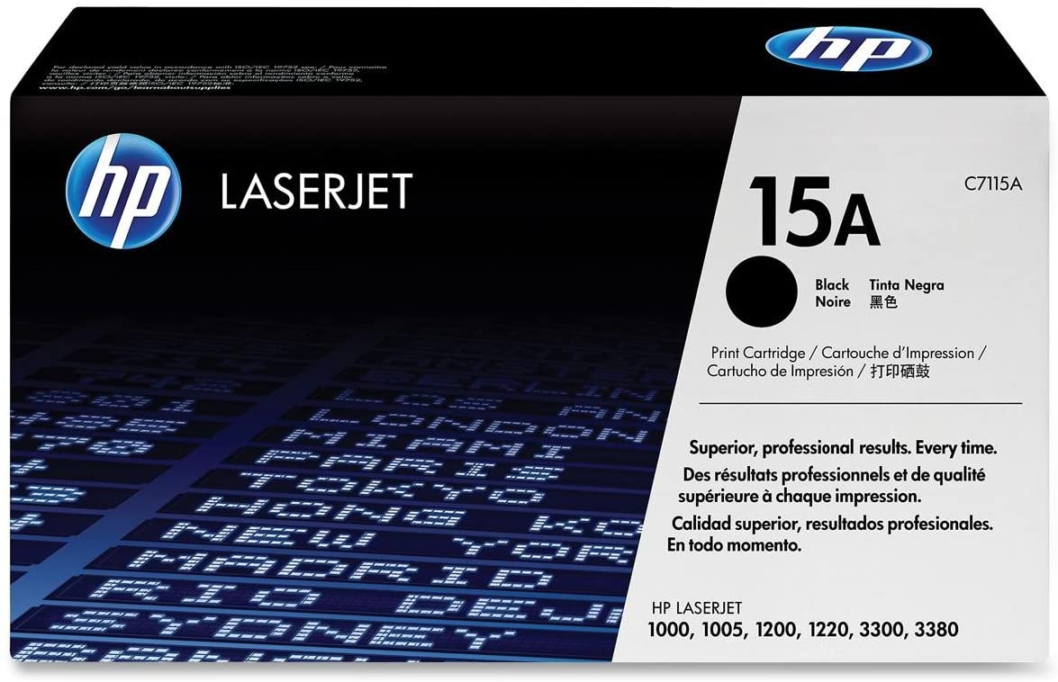 Original HP 15A Black Laserjet Toner Cartridge C7115A