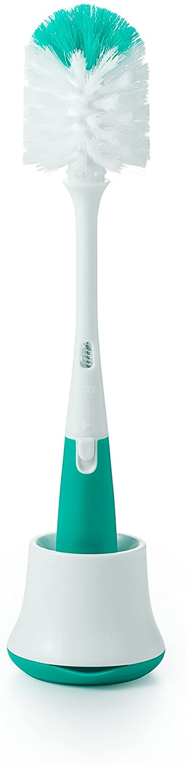 OXO Tot Bottle Brush With Stand - Teal