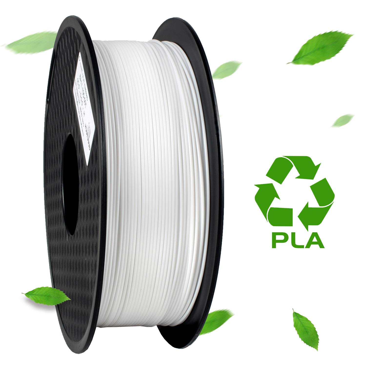 PLA Filament 1.75mm White, GEEETECH New 3D Printing Filament PLA for 3D Printer and 3D Pen, 1kg 1 Spool, B-White - Image 2