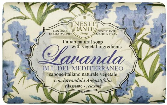 NESTI DANTE Lavanda, Blu del Mediterraneo Soap 150 g (Single)