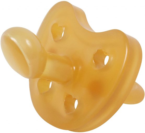 SWEETIE Rubber Orthodontic Pacifier Heart Shape Rubber 1 Count (0-6 Small) - Image 2
